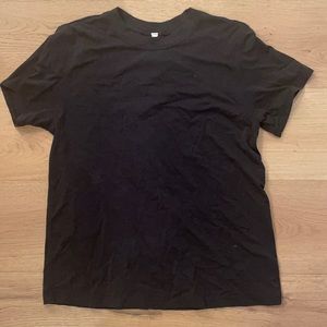 Lululemon Black Short Sleeve Tee Size 2